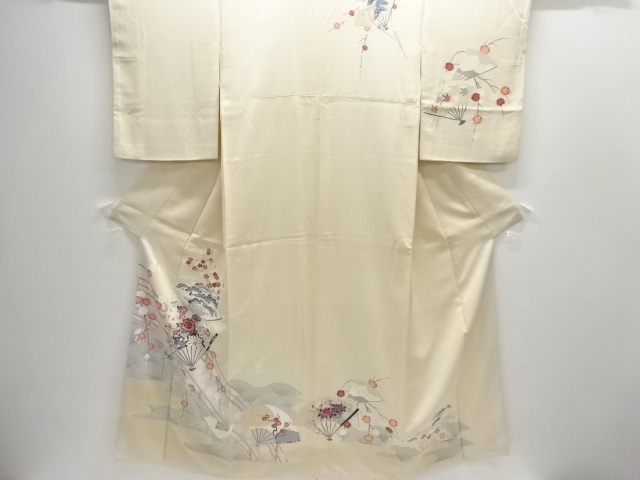 JAPANESE KIMONO / HOMONGI / FOLDING FAN 